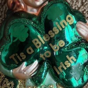 Kurt S. Adler "Tis a Blessing to be Irish" Hand Blown Glass
Ornament